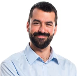 smiling man